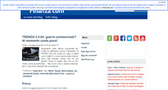 Desktop Screenshot of blog.finanza.com