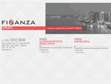 Tablet Screenshot of finanza.com.br