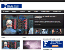 Tablet Screenshot of effemagazine.finanza.com
