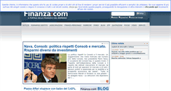 Desktop Screenshot of finanza.com